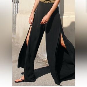 ZARA slit leg pant